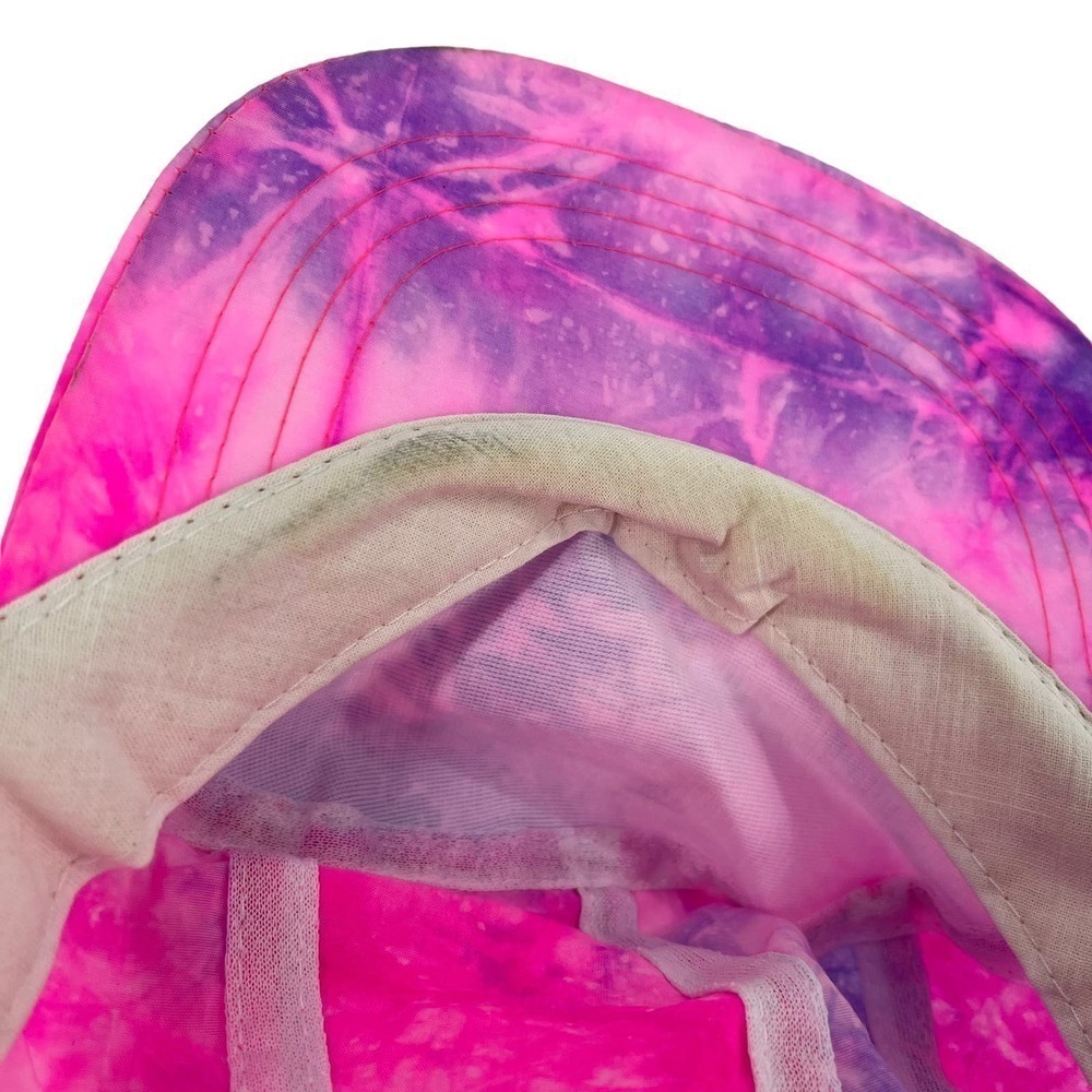 Vintage 90’s‎ Ball Cap Cash’s USA Tie Dye Pink & Purple One Size - Picture 7 of 10